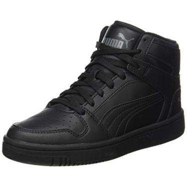 Imagem de PUMA Tênis unissex Rebound Layup, Preto, 10.5 Women/10.5 Men