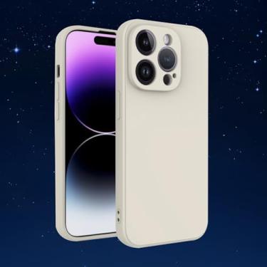 Imagem de Capa protetora de TPU fina e leve e macia com recursos à prova de choque e resistente a arranhões para smartphones (branco, iPhone16Promax)