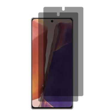 Imagem de UZWZW Pacote com 2 protetores de tela de privacidade para Samsung Galaxy Note 20 5G / 4G 17.0 cm vidro temperado privado anti-espião