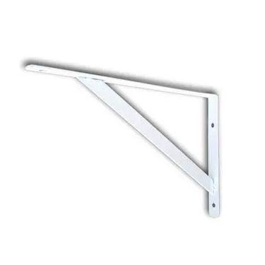 Imagem de Mão francesa de 50cm com reforço branca - BOMFIX