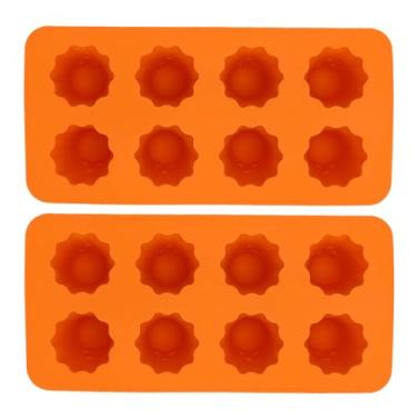 Imagem de Zerodis Molde de Cozimento de Silicone Em Forma de Fantasma de 8 Cavidades, Bandeja de Cubo de Gelo de Doces de Chocolate 3D para Decoração de Bolo, Fabricação de Pudim