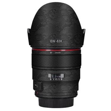 Imagem de EF 24 1,4 L II Protetor de Lente de Câmera Revestimento Película Protetora Vinil Película Adesivo Premium para Canon EF 24 mm F1.4 L II (Onda Preto)