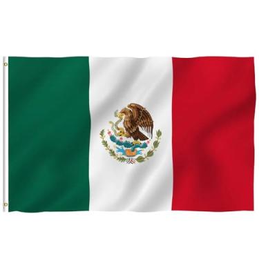 Imagem de Bandeira do país | 9,5 x 1,5 m | Cor vívida e à prova de desbotamento, poliéster 100D impresso, cores vibrantes, ilhós de latão, cabeça de lona de poliéster para ambientes internos e costura dupla com