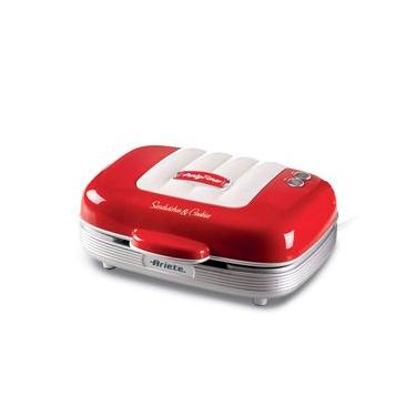 Imagem de Sanduicheira Multifuncional Retrô Party 127V Ariete Vermelha