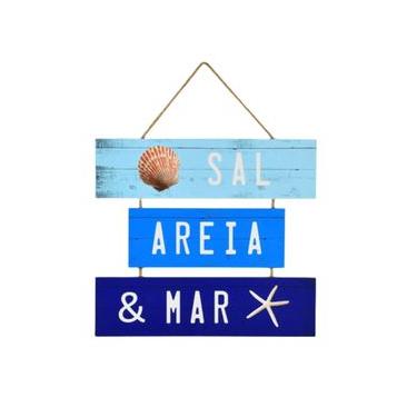 Imagem de Placa Sal, Areia E Mar P 38Cm