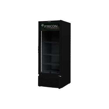 Imagem de Expositor Refrigerado de Bebidas 402 Litros Fricon Total Black VCFM402 - 220V