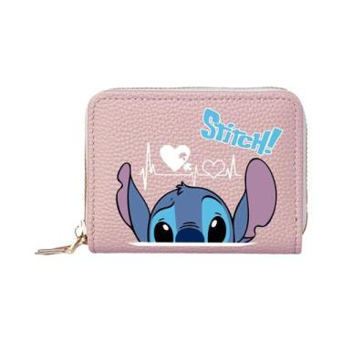 Imagem de Carteira De Grande Capacidade Com Zíper Duplo, Porta-Moedas Curto Com 