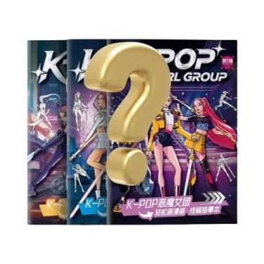 Imagem de Livro De Colorir Kids KPop Demon Hunter, Livro De Desenho E Pintura, P