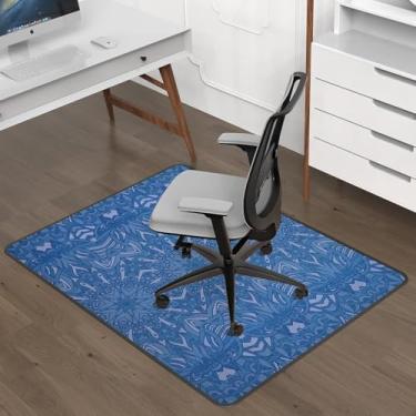 Imagem de Tapete de cadeira de escritório resistente para carpete e piso de madeira boêmia tapete de cadeira de mesa 91 cm x 121 cm tapetes de superfície tecido jacquard