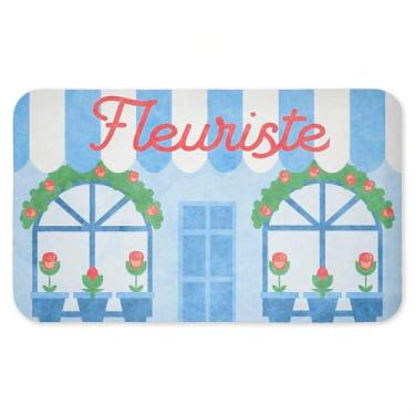 Imagem de Florist Shop Tapete antifadiga para janelas de exibição, tapete ergonômico acolchoado para cozinha e pé com suporte antiderrapante, tapete confortável ecológico, design da Lil' Rue, 76.2 cm x 45.7 cm