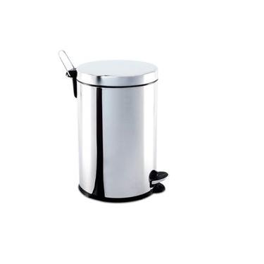 Imagem de Lixeira com Pedal e Balde Brinox Decorline 5 Litros Ø20 x 30cm Aço Inoxidável Inox