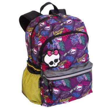 Imagem de Mochila Infantil Grande High Skullette Rock Juvenil Sestini Cor:Roxo, 