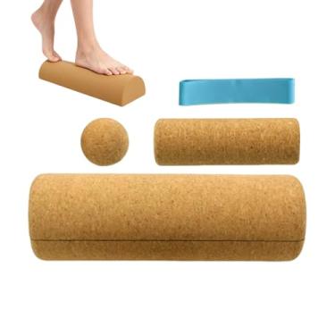 Imagem de Placa de Equilíbrio para os Pés,Kit de Treino em Cortiça - Kit De Equilíbrio Para Fortalecer Os Pés | Para Idosos Atletas Ciclistas Amantes De Yoga E Ginástica Em Casa