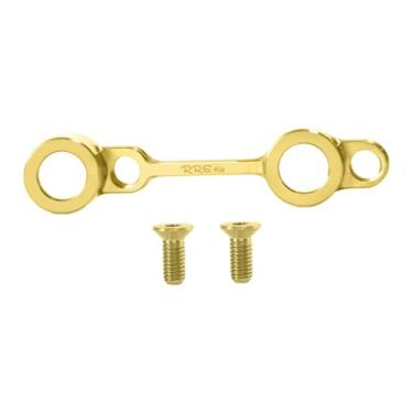 Imagem de MotiveTech Adaptador para Freios a Disco em Bicicletas, Conversor, Peça de Reparo E Manutenção, Suporte para Montagem Da Pinça de Freio a Disco, Dourado 5.1x1.1cm