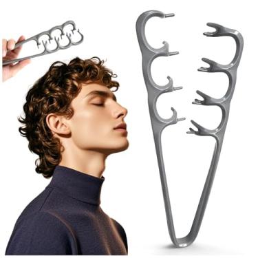 Imagem de Novo pente de textura atualizado, pente volumizante de cabelo de dentes largos, pente de cabelo cacheado de dente largo fofo, pente texturizado masculino, acessório de estilo de divisão de franja