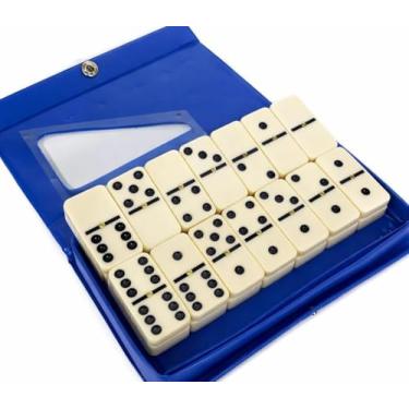 Imagem de Dominó de Osso 10mm 28 peças