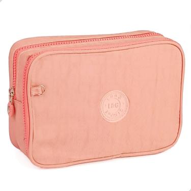 Imagem de Estojo Escolar Box Bolsinha Jumbo Porta Canetas Lapis Coloridos Organizadora Grande-Feminino