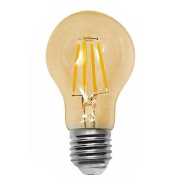 Imagem de Lâmpada Âmbar LED Filamento Bulbo E27 2W G45 k60743 Embuled