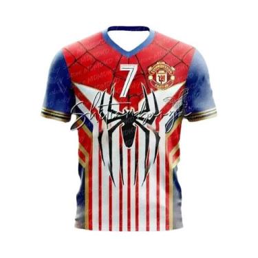 Imagem de Camiseta Infantil Do Spiderman Mbappe, Jersey De Futebol, Suéter Respi