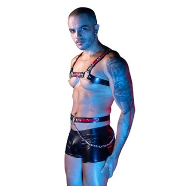 Imagem de NOROYOY Bdsm Masculino Cosplay Roupa Interior Sexy Traje Policial Lingerie Pijama Uniforme Bar Boate Palco Performance Festa Natal