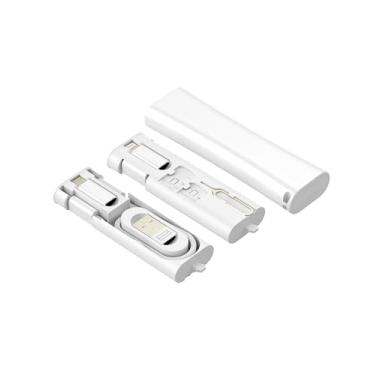 Imagem de Kit adaptador de cabo de viagem 60 W 27 W cabo USB C (5 em 1) carregador de transferência de dados tipo C para caixa de carregamento Lightning para iPhone 16 15 14 Pro capa de cartão micro SD multi