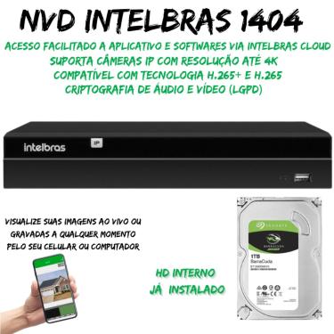 Imagem de NVD Multi Hd Intelbras 1404 C/HD 1TB