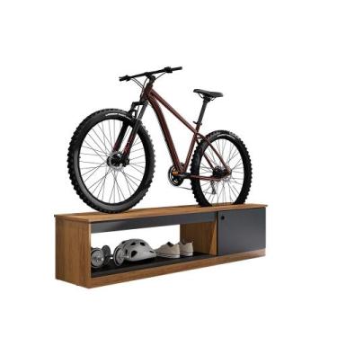 Imagem de Rack Para Bike Wind Freijó e Preto - D'Rossi