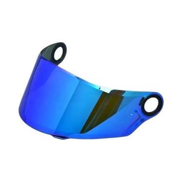 Imagem de Viseira Multicolorida Para Capacete De Moto LS2 FF358 FF396 - NONE, az