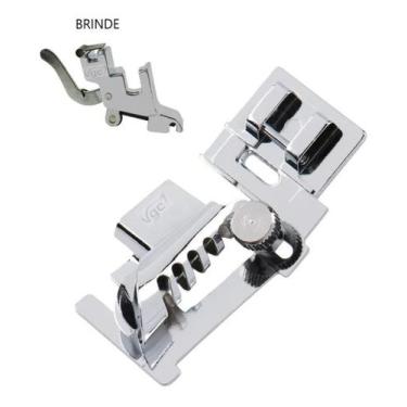 Imagem de Sapata Calcador Pregar ¼ 6mm Viés Máquina Doméstica - UNIVERSAL