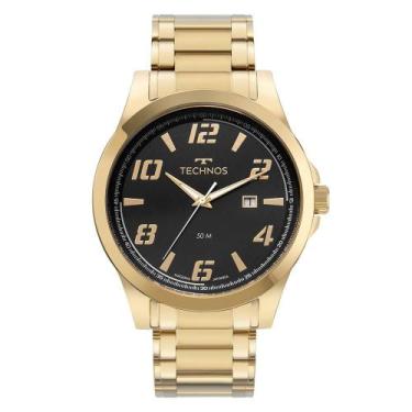 Imagem de Relógio Technos Masculino Racer Dourado - 2115uah/1p