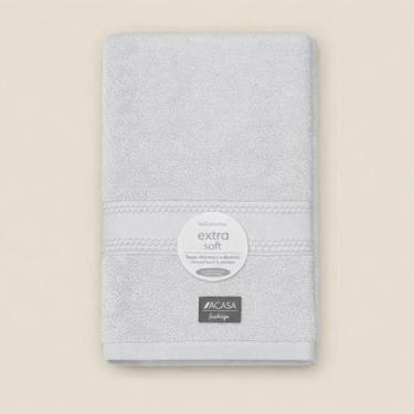 Imagem de Toalha de Rosto Amy 100% Algodão Cinza 48x80cm ACASA Soft - ACASA, Cin