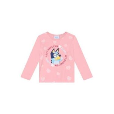 Imagem de Blusa infantil menina da Bluey com glitter Brandili-Feminino