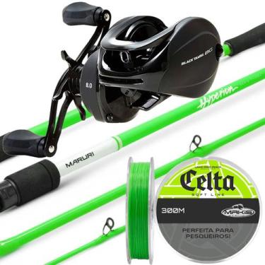 Imagem de Carretilha Black Tamba Bg Direita Vara Hyperion Green linha Lado da Ma