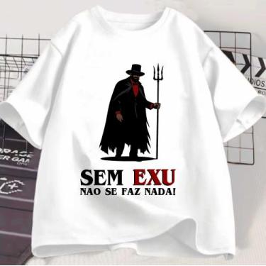 Imagem de Camiseta Sem Exu Nao Se Faz Nada Umbanda Candomble Unissex - morgshin,