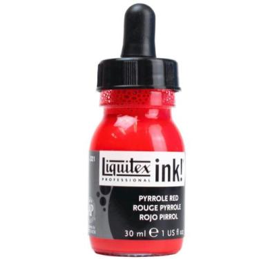 Imagem de Tinta Acrílica Liquida Ink 30ml Pyrrole Red 321 - Liquitex
