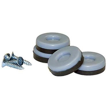 Imagem de Furniture Sliders With Screws, Gray Blue, Round, 1-In., 4-Pk. -23291TV