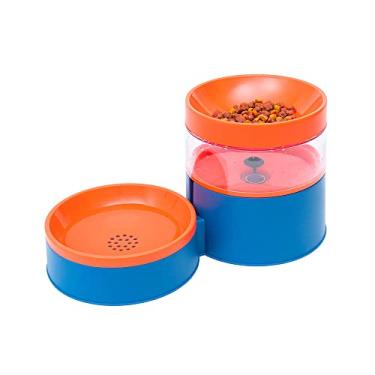 Imagem de Kit Comedouro e Bebedouro Cães e Gatos Tutelo