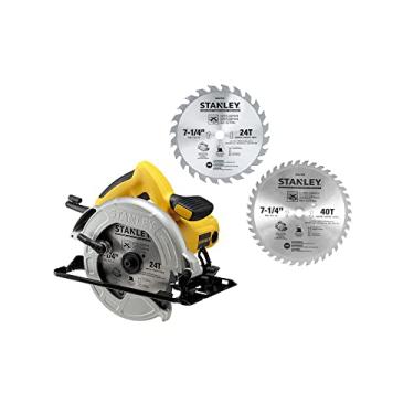Imagem de STANLEY Serra Circular 7-1/4 pol. 1600W 220V com 2 Discos SC16D2