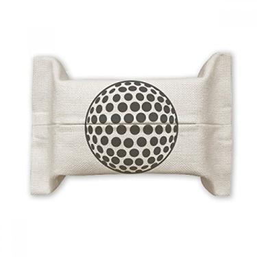 Imagem de Bolsa de linho de algodão com estampa geométrica simples para esportes de golfe