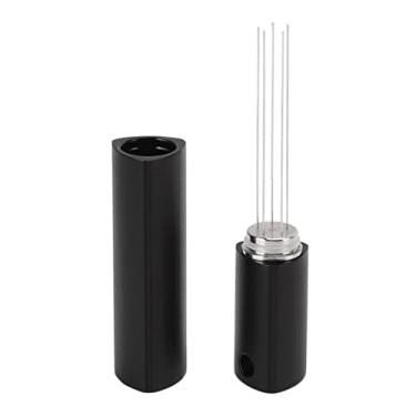 Imagem de Ferramenta de distribuição de café, pinos lineares com alça ergonômica de 0,4 mm, distribuidor de agulhas para casa e ao ar livre (preto)