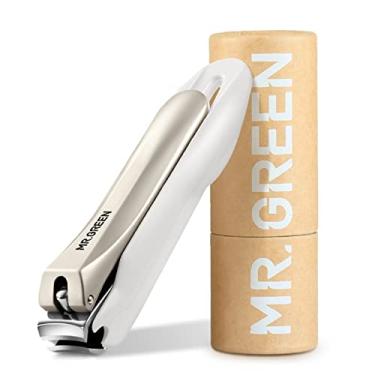 Imagem de MR.GREEN Cortador de Unhas Antirespingos de Unhas Ferramentas de Manicure de Aço Inoxidável Tesoura de Unhas Design Destacável Cortador de Unhas (Médio)