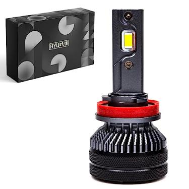 Imagem de PA Lâmpadas de farol de LED H11/H9/H8 atualizadas 2023, 26000LM 600% mais brilhante, tamanho 1:1 de substituição de farol baixo, lâmpada LED Canbus 4300K, substituição de halogêneo Plug and Play, pacote com 1