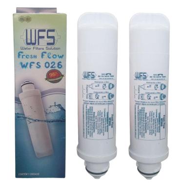 Imagem de Kit 2 Refil Filtro Para Purificador Água Midea Sensia E Liva