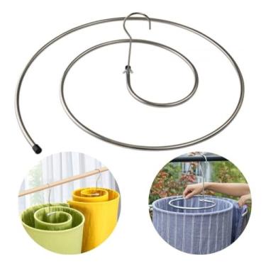Imagem de Varal Espiral Inox Secagem Fácil Cabide Redondo Lençol SELLNEEDS