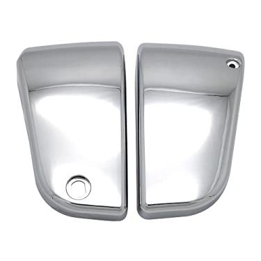 Imagem de Tampa lateral da bateria da carenagem do motor esquerda e direita da motocicleta para Kawasaki Vulcan VN1500 Classic 1996-2017 Vulcan VN1500 Nomad 1996-2017