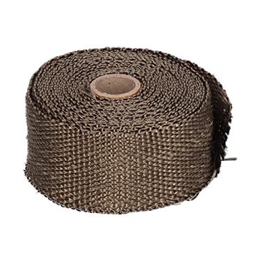 Imagem de Fita Isolante de Fibra de Vidro Com Envoltório Térmico de Exaustão de Alta Temperatura de 5 M para Motocicleta de Carro (BROWN)