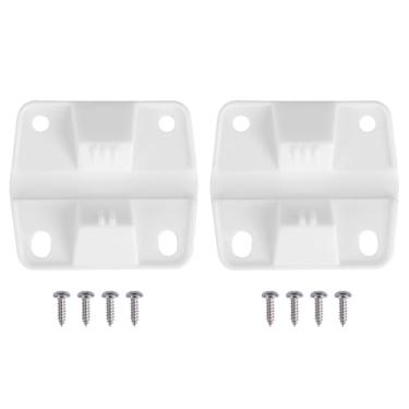 Imagem de UASAM Dobradiças de plástico refrigerador e parafusos de gelo para substituição de dobradiças de refrigerador Coleman