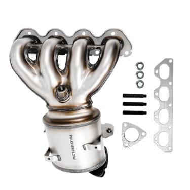 Imagem de PULCHERFLOW Conversor catalítico compatível com Chevrolet Cruze 2011-2015, Chevy Cruze Limited 2016, Chevrolet Sonic 2012-2017, 08-09 Astra 1.8L Conversor catalítico de alto desempenho (compatível com