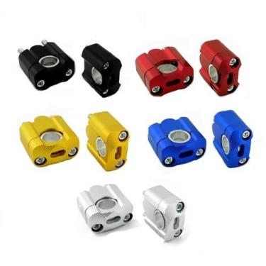 Imagem de Alongador De Guidão Riser Adaptador Ergonômico Motocicleta (Dourado)