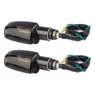 Imagem de Pisca Mini Titan Fan Aero Strada Twister Cb300 Fume Par - Gvs, FUMÊ, P